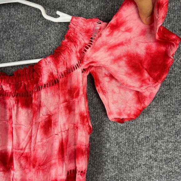NEW BOHO ME Women's Tie Dye Romper Light FLowy SZ XS - Picture 4 of 10